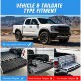 Nilight Tailgate Mat for Ford Maverick 2022-2025 2026 All Weather TPE Anti Slip Custom Fit Truck Tailgate Protector Liner, view 3