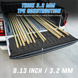 Nilight Tailgate Mat for Ford Ranger 2024 2025 2026 All Weather TPE Anti-Slip Custom Fit Truck Tailgate Protector Liner Cover, view 5