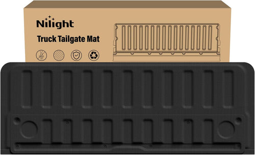 Nilight Tailgate Mat for Ram 1500 2019-2026 Standard Power Release Tailgate (Not Fit Classic Multifunction Full Power) All Weather TPE Anti Slip Truck Tailgate Protector Liner