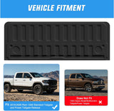 Nilight Tailgate Mat for Ram 1500 2019-2026 Standard Power Release Tailgate (Not Fit Classic Multifunction Full Power) All Weather TPE Anti Slip Truck Tailgate Protector Liner, view 3