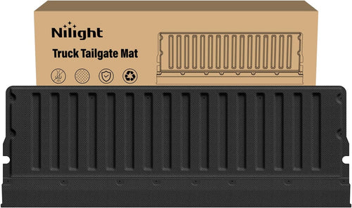 Nilight Tailgate Mat for Toyota Tacoma 2005-2023 2nd 3rd Gen All Weather TPE Anti-Slip Custom Fit Truck Tailgate Protector Cover Liner