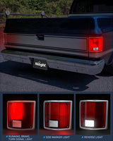 Nilight Taillight Assembly Compatible with 1973 73 74 75 76 77 78 79 1980 81 82 83 84 85 85 86 87 88 89 1990 1991 Chevy C10 GMC C/K Suburban Blazer Jimmy Tail Lights Rear Driver and Passenger Side, view 4