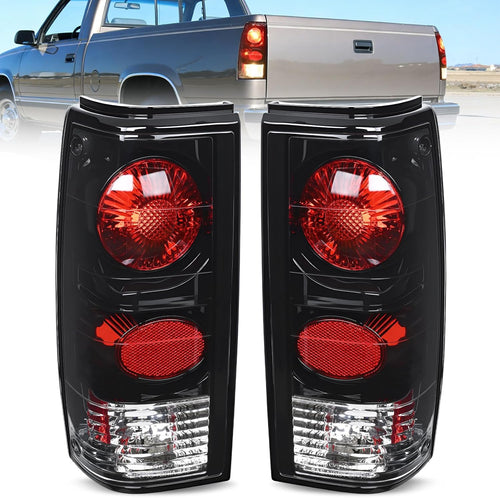 Nilight Taillight Assembly Compatible with 1982 1983 1984 1985 1986 1987 1988 1989 1990 1991 1992 1993 Chevy S10 Chevrolet S10 Blazer GMC S15 Sonoma Rear Tail Light Replacement Drive & Passenger Side