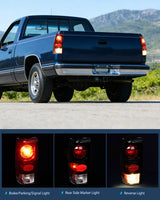 Nilight Taillight Assembly Compatible with 1982 1983 1984 1985 1986 1987 1988 1989 1990 1991 1992 1993 Chevy S10 Chevrolet S10 Blazer GMC S15 Sonoma Rear Tail Light Replacement Drive & Passenger Side, view 4