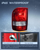 Nilight Taillight Assembly Compatible with 1993 1994 1995 1996 1997 Ford Ranger Dark Red Tail Light OE Style Rear Lamp Replacement Driver Side, view 5