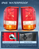 Nilight Taillight Assembly Compatible with 1993 1994 1995 1996 1997 Ford Ranger Red Clear Tail Light OE Style Rear Lamp Replacement Driver and Passenger Side, view 5
