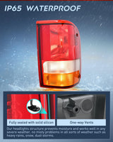 Nilight Taillight Assembly Compatible with 1993 1994 1995 1996 1997 Ford Ranger Red Clear Tail Light OE Style Rear Lamp Replacement Passenger Side, view 5
