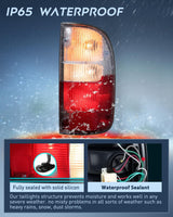 Nilight Taillight Assembly Compatible with 1995 1996 1997 1998 1999 2000 Toyota Tacoma Rear Tail Light Lamp Replacement OE Style Passenger Side, view 5