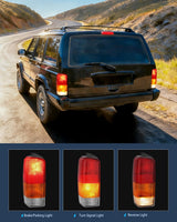 Nilight Taillight Assembly Compatible with 1997 1998 1999 2000 2001 Jeep Cherokee Limited SE Sport XJ XJ Chassis Rear Tail Light Lamp Replacement OE Style Drive and Passenger Side, view 4