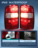 Nilight Taillight Assembly Compatible with 2000 2001 2002 2003 2004 2005 2006 Chevy Tahoe Suburban GMC Yukon Tail Light OE Style Rear Lamp Replacement Driver and Passenger Side, view 4
