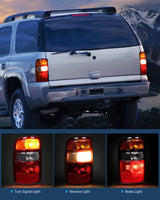Nilight Taillight Assembly Compatible with 2000 2001 2002 2003 2004 2005 2006 Chevy Tahoe Suburban GMC Yukon Tail Light OE Style Rear Lamp Replacement Driver and Passenger Side, view 5