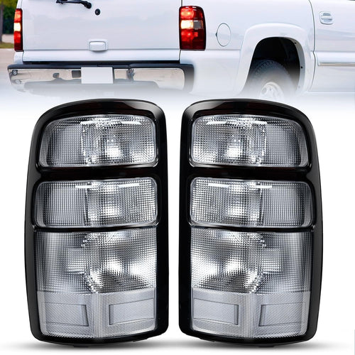 Nilight Taillight Assembly Compatible with 2000 2001 2002 2003 2004 2005 2006 Chevy Tahoe Suburban GMC Yukon Tail Light OE Style Rear Lamp Replacement Driver and Passenger Side