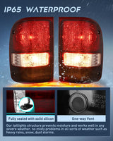 Nilight Taillight Assembly Compatible with 2001 2002 2003 2004 2005 2006 2007 2008 2009 2010 2011 Ford Ranger without STX Model Rear Lamp OE Style Driver and Passenger Side Dark Red Lens, view 4
