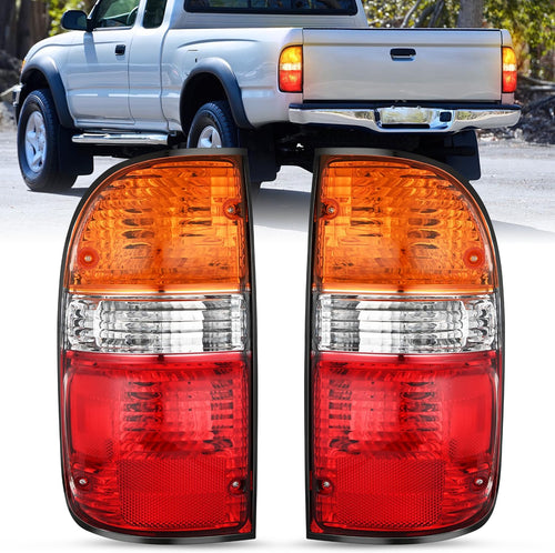 Nilight Taillight Assembly Compatible with 2001 2002 2003 2004 Toyota Tacoma Rear Tail Light Lamp Replacement OE Style Driver and Passenger Side