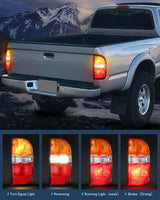 Nilight Taillight Assembly Compatible with 2001 2002 2003 2004 Toyota Tacoma Rear Tail Light Lamp Replacement OE Style Driver and Passenger Side, view 3
