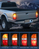 Nilight Taillight Assembly Compatible with 2001 2002 2003 2004 Toyota Tacoma Rear Tail Light Lamp Replacement OE Style Driver Side, view 3