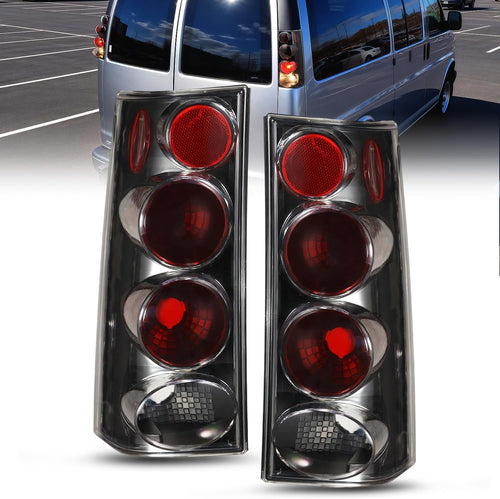 Nilight Taillight Assembly Compatible with 2003 2004 2005 2006 2007 2008 2009 2010 2011 2012 2013 2014 Chevy Express GMC Savana 1500 2003-2023 Chevrolet Express GMC Savana 2500 3500 Rear Tail Light
