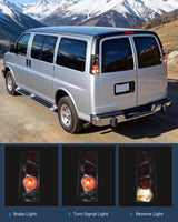 Nilight Taillight Assembly Compatible with 2003 2004 2005 2006 2007 2008 2009 2010 2011 2012 2013 2014 Chevy Express GMC Savana 1500 2003-2023 Chevrolet Express GMC Savana 2500 3500 Rear Tail Light, view 4