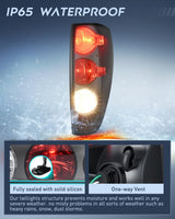 Nilight Taillight Assembly Compatible with 2004 2005 2006 2007 2008 2009 2010 2011 2012 Chevy Colorado GMC Canyon 2006-2008 Isuzu Tail Light Rear Lamp OE Style Passenger Side Smoke Red Lens, view 6
