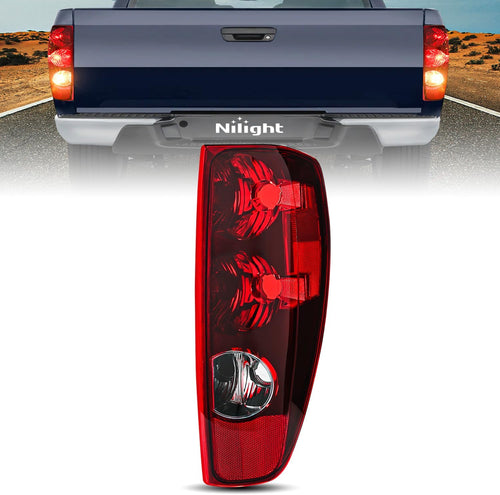 Nilight Taillight Assembly Compatible with 2004 2005 2006 2007 2008 2009 2010 2011 2012 Colorado GMC Canyon 2006 Isuzu i280 i350 2007 2008 Isuzu i290 i370 Rear Lamp OE Style Passenger Side Red Lens