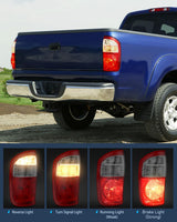 Nilight Taillight Assembly Compatible with 2004 2005 2006 Toyota Tundra 4 Door Double Cab and Crew Cab Tail Light OE Style Rear Lamp Replacement Driver Side, view 4