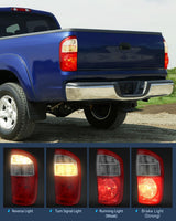 Nilight Taillight Assembly Compatible with 2004 2005 2006 Toyota Tundra 4 Door Double Cab and Crew Cab Tail Light OE Style Rear Lamp Replacement Passenger Side, view 4