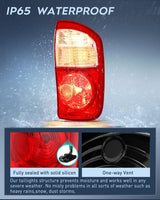 Nilight Taillight Assembly Compatible with 2004 2005 2006 Toyota Tundra 4 Door Double Cab and Crew Cab Tail Light OE Style Rear Lamp Replacement Passenger Side, view 5