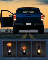 Nilight Taillight Assembly Compatible with 2004-2012 Chevy Colorado | 2004-2012 GMC Canyon 2006 Isuzu i280 i350 2007 2008 i290 i370 Rear Lamp OE Style Driver and Passenger Side Smoke Red Lens, view 3