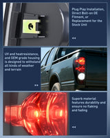 Nilight Taillight Assembly Compatible with 2004-2012 Chevy Colorado | 2004-2012 GMC Canyon 2006 Isuzu i280 i350 2007 2008 i290 i370 Rear Lamp OE Style Driver and Passenger Side Smoke Red Lens, view 5