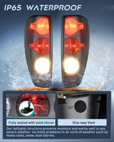 Nilight Taillight Assembly Compatible with 2004-2012 Chevy Colorado | 2004-2012 GMC Canyon 2006 Isuzu i280 i350 2007 2008 i290 i370 Rear Lamp OE Style Driver and Passenger Side Smoke Red Lens, view 6