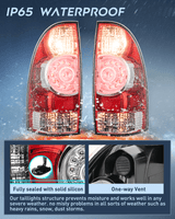Nilight 2005 2006 2007 2008 2009 2010 2011 2012 2013 2014 2015 Toyota Tacoma Rear Lamp Replacement Taillight Assembly LED Lens Driver Side and Passenger Side, view 4