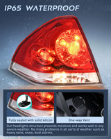 Nilight Taillight Assembly Compatible with 2006 2007 2008 2009 2010 2011 2012 2013 Chevy Impala 2014 2015 2016 Chevrolet Impala Limited Rear Tail Light Drive Side and Passenger Side, view 3