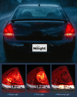 Nilight Taillight Assembly Compatible with 2006 2007 2008 2009 2010 2011 2012 2013 Chevy Impala 2014 2015 2016 Chevrolet Impala Limited Rear Tail Light Drive Side and Passenger Side, view 6