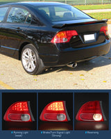 Nilight Taillight Assembly Compatible with 2006 2007 2008 Honda Civic Sedan Hybrid DX EX GX LX 4 Door Rear Lamp Replacement OE Style Driver Side, view 3
