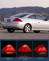 Nilight Taillight Assembly Compatible with 2006 2007 Honda Accord 4 Door Sedan Excluding Hybrid Rear Lamp Replacement OE Style Driver Side and Passenger, view 3