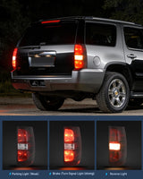 Nilight Taillight Assembly Compatible With 2007 2008 2009 2010 2011 2012 2013 2014 Chevy Chevrolet Tahoe Suburban Tail Lights Rear Lamps Replacement Driver and Passenger Side Dark Red, view 5