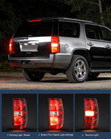 Nilight Taillight Assembly Compatible With 2007 2008 2009 2010 2011 2012 2013 2014 Chevy Chevrolet Tahoe Suburban Tail Lights Rear Lamps Replacement Driver and Passenger Side Red, view 6