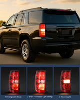 Nilight Taillight Assembly Compatible With 2007 2008 2009 2010 2011 2012 2013 2014 Chevy Chevrolet Tahoe Suburban Tail Lights Rear Lamps Replacement Driver Side Red, view 4