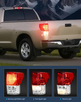 Nilight Taillight Assembly Compatible with 2007 2008 2009 2010 2011 2012 2013 Toyota Tundra Rear Tail Light Lamp Replacement OE Style Driver and Passenger Side, view 3