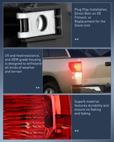 Nilight Taillight Assembly Compatible with 2007 2008 2009 2010 2011 2012 2013 Toyota Tundra Rear Tail Light Lamp Replacement OE Style Driver and Passenger Side, view 6