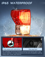 Nilight Taillight Assembly Compatible with 2007 2008 2009 2010 2011 2012 2013 Toyota Tundra Rear Tail Light Lamp Replacement OE Style Left Driver Side, view 6
