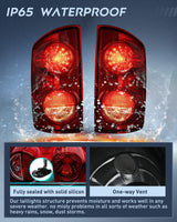 Nilight Taillight Assembly Compatible with 2007 2008 Dodge Ram 1500 2007 2008 2009 Dodge Ram 2500 3500 Rear Lamp Replacement OE Style Driver Side and Passenger Side Dark Red Lens, view 4