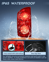 Nilight Taillight Assembly Compatible with 2007 2008 Dodge Ram 1500 2007 2008 2009 Dodge Ram 2500 3500 Rear Lamp Replacement OE Style Driver Side Red Lens, view 4