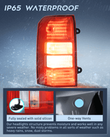 Nilight Taillight Assembly Compatible with 2008 2009 2010 2011 2012 2013 2014 2015 2016 2017 Jeep Patriot Tail Light OE Style Rear Lamp Replacement Driver Side w/Bulbs, view 4