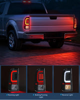 Nilight Taillight Assembly Compatible with 2008 2009 2010 2011 2012 2013 2014 2015 2016 Ford F250 F350 F450 Super Duty Incandescent Type Upgrade LED Tube Tail Lights Rear Brake Lamps, view 3