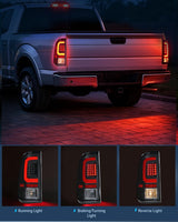 Nilight Taillight Assembly Compatible with 2008 2009 2010 2011 2012 2013 2014 2015 2016 Ford F250 F350 F450 Super Duty Incandescent Type Upgrade LED Tube Tail Lights Rear Brake Lamps, view 3