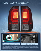 Nilight Taillight Assembly Compatible with 2008 2009 2010 2011 2012 2013 2014 2015 2016 Ford F250 F350 F450 Super Duty Incandescent Type Upgrade LED Tube Tail Lights Rear Brake Lamps, view 4