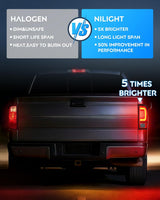 Nilight Taillight Assembly Compatible with 2008 2009 2010 2011 2012 2013 2014 2015 2016 Ford F250 F350 F450 Super Duty Incandescent Type Upgrade LED Tube Tail Lights Rear Brake Lamps, view 5