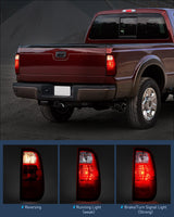 Nilight Taillight Assembly Compatible with 2008 2009 2010 2011 2012 2013 2014 2015 2016 Ford F250 F350 F450 Super Duty Rear Lamp Replacement OE Style Driver Side Dark Red, view 3
