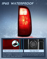 Nilight Taillight Assembly Compatible with 2008 2009 2010 2011 2012 2013 2014 2015 2016 Ford F250 F350 F450 Super Duty Rear Lamp Replacement OE Style Driver Side Dark Red, view 4